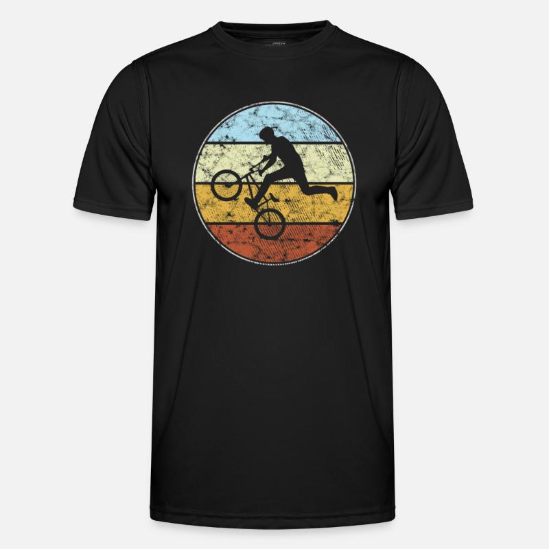 bmx retro Männer Funktions-T-Shirt