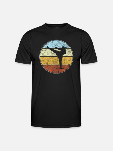 MMA Rétro - T-shirt sport Homme - noir