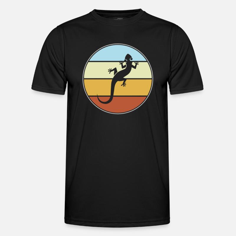 Lizard Retro - Men's Functional T-Shirt - black