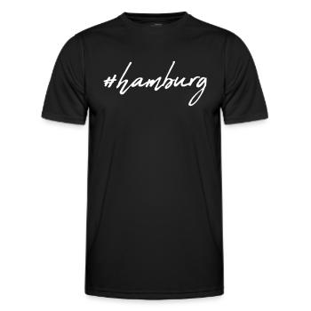 Hambourg - T-shirt sport Homme - noir - Devant - AI Model Male 178 dark (178cm)