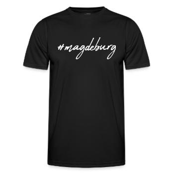 Magdeburg - Men's Functional T-Shirt - black - Front - AI Model Male 178 dark (178cm)