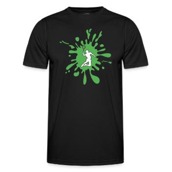 Badminton - T-shirt sport Homme - noir - Devant - AI Model Male 178 dark (178cm)