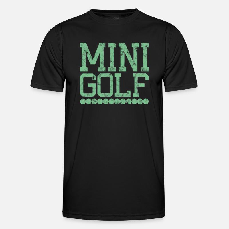 Miniature golf - Men's Functional T-Shirt - black