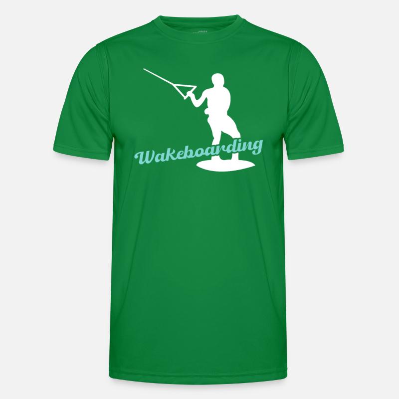 Wakeboarding Männer Funktions-T-Shirt