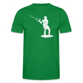 Wakeboarding - Männer Funktions-T-Shirt - Kelly Green - Vorne - AI Model Male 178 dark (178cm)