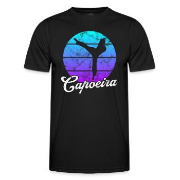 Capoeira - T-shirt sport Homme - noir - Devant - AI Model Male 178 dark (178cm)