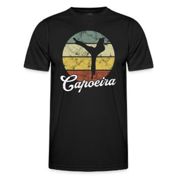 Capoeira - T-shirt sport Homme - noir - Devant - AI Model Male 178 dark (178cm)