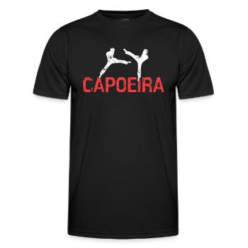 Capoeira - T-shirt sport Homme - noir - Devant - AI Model Male 178 dark (178cm)