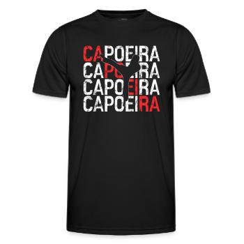 Capoeira - T-shirt sport Homme - noir - Devant - AI Model Male 178 dark (178cm)