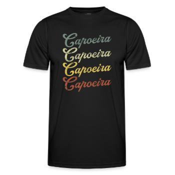 Capoeira - T-shirt sport Homme - noir - Devant - AI Model Male 178 dark (178cm)