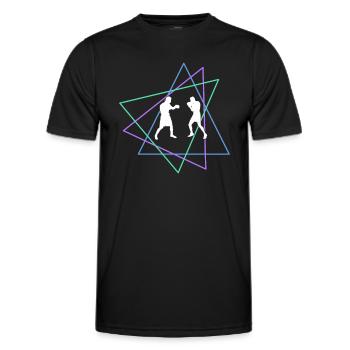 Boxe - T-shirt sport Homme - noir - Devant - AI Model Male 178 dark (178cm)