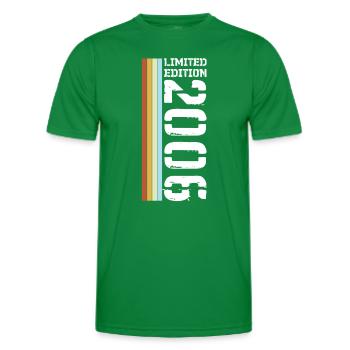 Limited Edition Retro 2006 - Männer Funktions-T-Shirt - Kelly Green - Vorne - AI Model Male 178 dark (178cm)