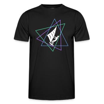 Kite - Men's Functional T-Shirt - black - Front - AI Model Male 178 dark (178cm)