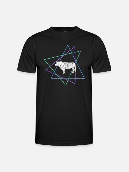 Cow - Men's Functional T-Shirt - black