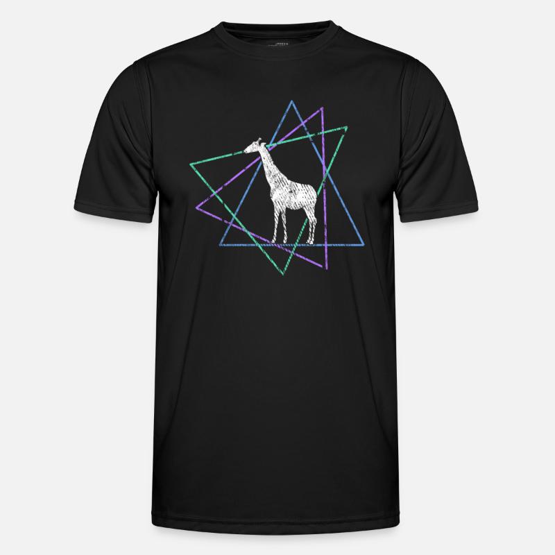 Giraffe - Men's Functional T-Shirt - black
