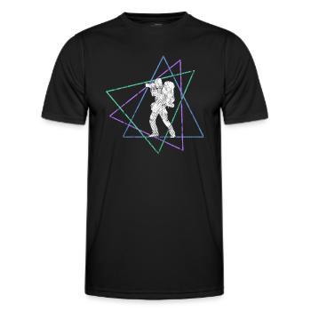 Fotografie - Männer Funktions-T-Shirt - Schwarz - Vorne - AI Model Male 178 dark (178cm)