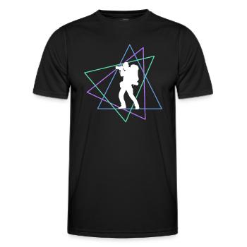 Fotografie - Männer Funktions-T-Shirt - Schwarz - Vorne - AI Model Male 178 dark (178cm)