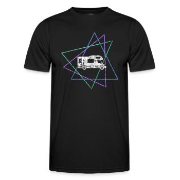 Camper - Men's Functional T-Shirt - black - Front - AI Model Male 178 dark (178cm)