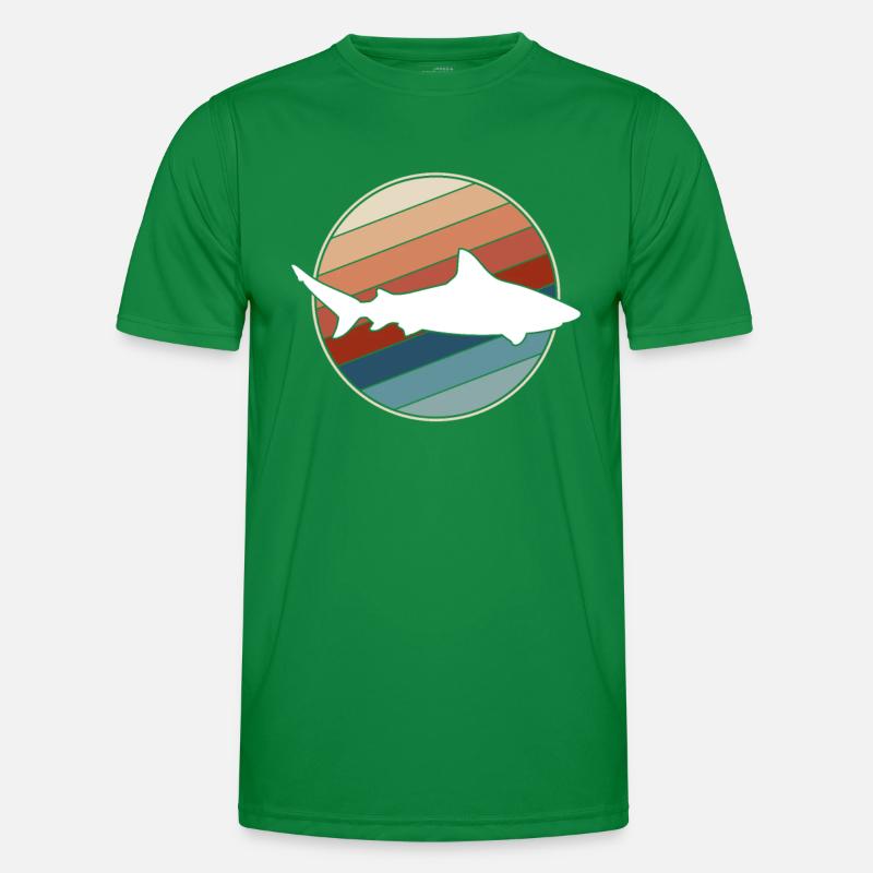 Requin rétro T-shirt sport Homme