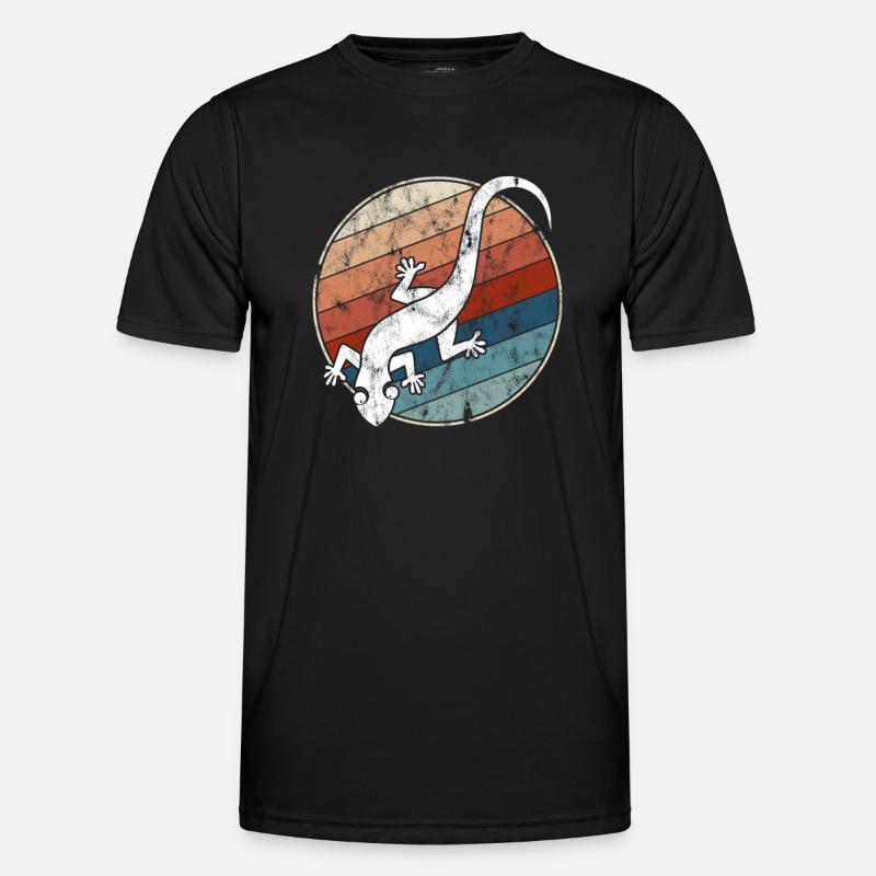 Lizard Retro - Men's Functional T-Shirt - black