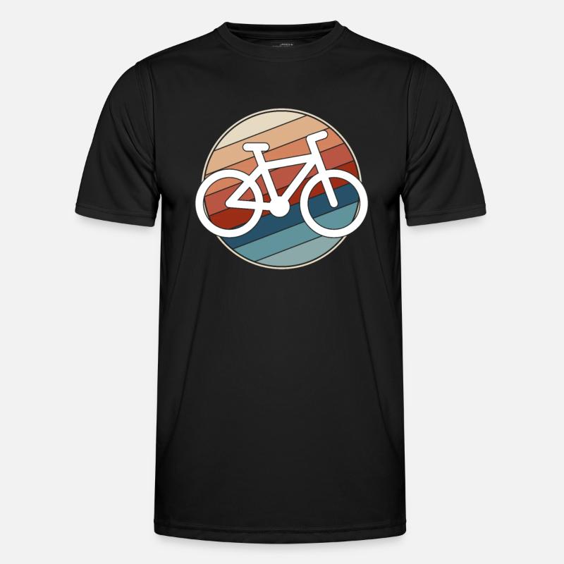 Bicycle Retro - Men's Functional T-Shirt - black