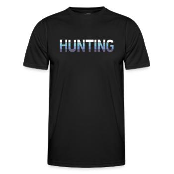 Chasse - T-shirt sport Homme - noir - Devant - AI Model Male 178 dark (178cm)