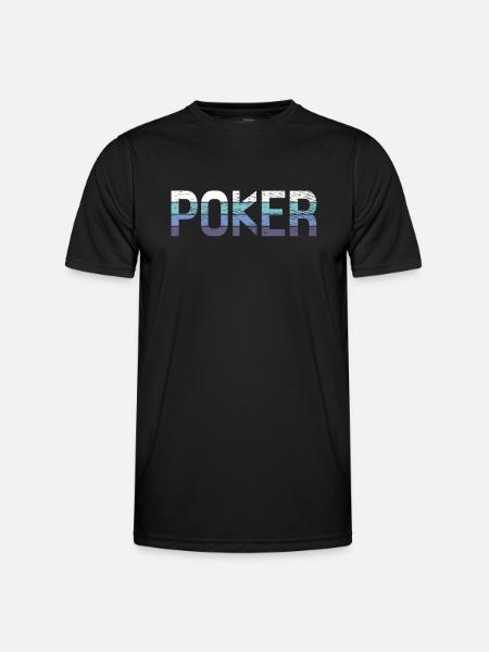 Poker - Men's Functional T-Shirt - black