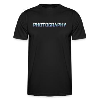 Fotografie - Männer Funktions-T-Shirt - Schwarz - Vorne - AI Model Male 178 dark (178cm)