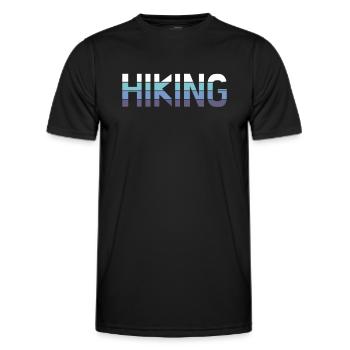 Wander - Men's Functional T-Shirt - black - Front - AI Model Male 178 dark (178cm)