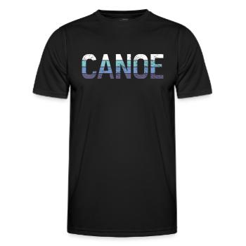 Canoe - Men's Functional T-Shirt - black - Front - AI Model Male 178 dark (178cm)