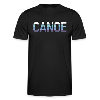 Canoe - Men's Functional T-Shirt - black - Front - AI Model Male 178 dark (178cm)