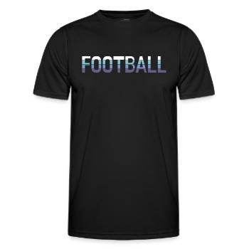 football - Männer Funktions-T-Shirt - Schwarz - Vorne - AI Model Male 178 dark (178cm)