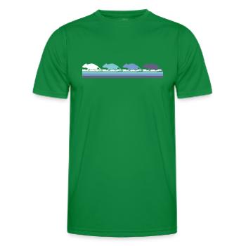 Mouse - Men's Functional T-Shirt - kelly green - Front - AI Model Male 178 dark (178cm)
