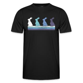hare - Men's Functional T-Shirt - black - Front - AI Model Male 178 dark (178cm)