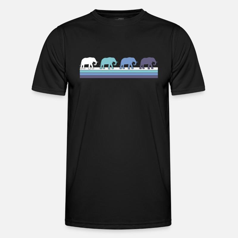 Elefant Männer Funktions-T-Shirt