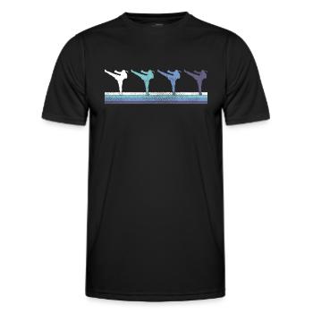 Martial arts - Men's Functional T-Shirt - black - Front - AI Model Male 178 dark (178cm)