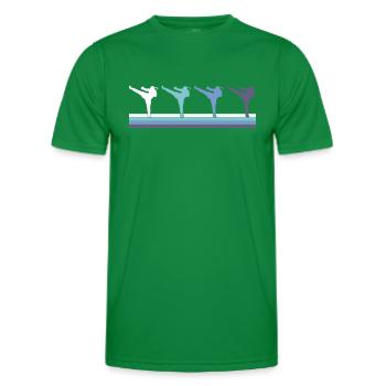 Martial arts - Men's Functional T-Shirt - kelly green - Front - AI Model Male 178 dark (178cm)