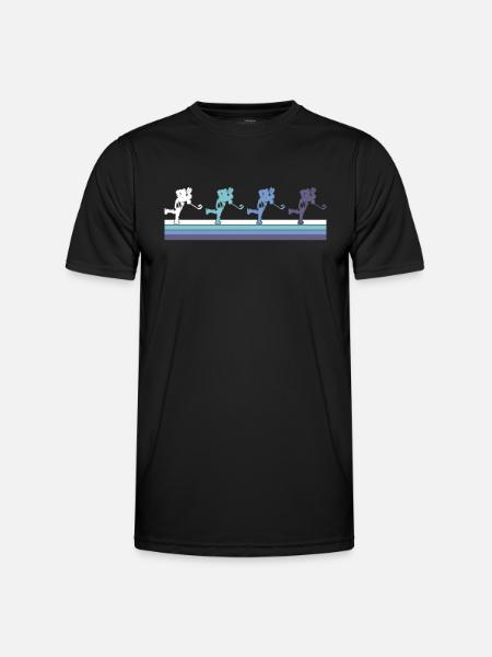 Eishockey - Männer Funktions-T-Shirt - Schwarz