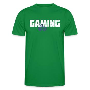 Gaming - Männer Funktions-T-Shirt - Kelly Green - Vorne - AI Model Male 178 dark (178cm)