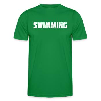 Schwimmen - Männer Funktions-T-Shirt - Kelly Green - Vorne - AI Model Male 178 dark (178cm)