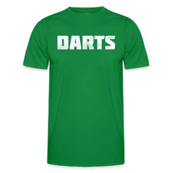 Darts - Männer Funktions-T-Shirt - Kelly Green - Vorne - AI Model Male 178 dark (178cm)