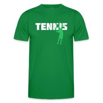 Tennis - Men's Functional T-Shirt - kelly green - Front - AI Model Male 178 dark (178cm)