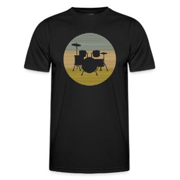 Percussion - T-shirt sport Homme - noir - Devant - AI Model Male 178 dark (178cm)
