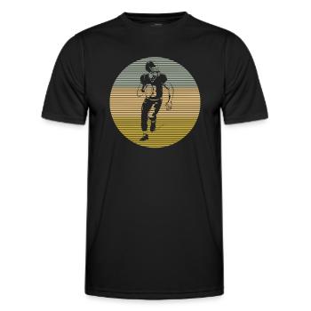 Football - Männer Funktions-T-Shirt - Schwarz - Vorne - AI Model Male 178 dark (178cm)
