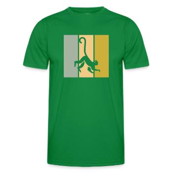 Monkey - Men's Functional T-Shirt - kelly green - Front - AI Model Male 178 dark (178cm)