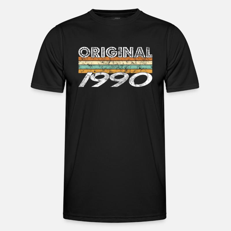 Original 1990 - Männer Funktions-T-Shirt - Schwarz