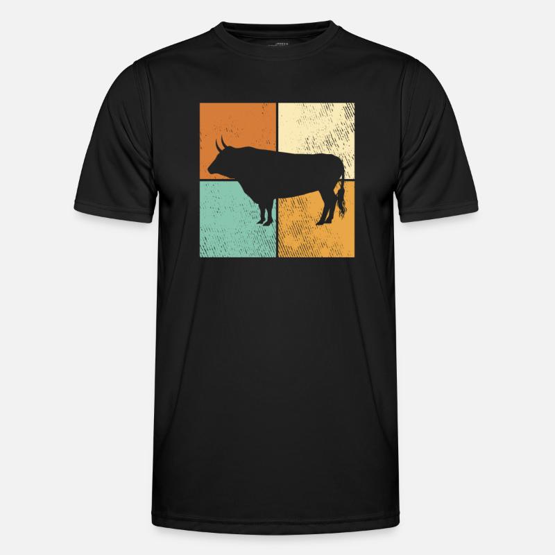 Stier Männer Funktions-T-Shirt