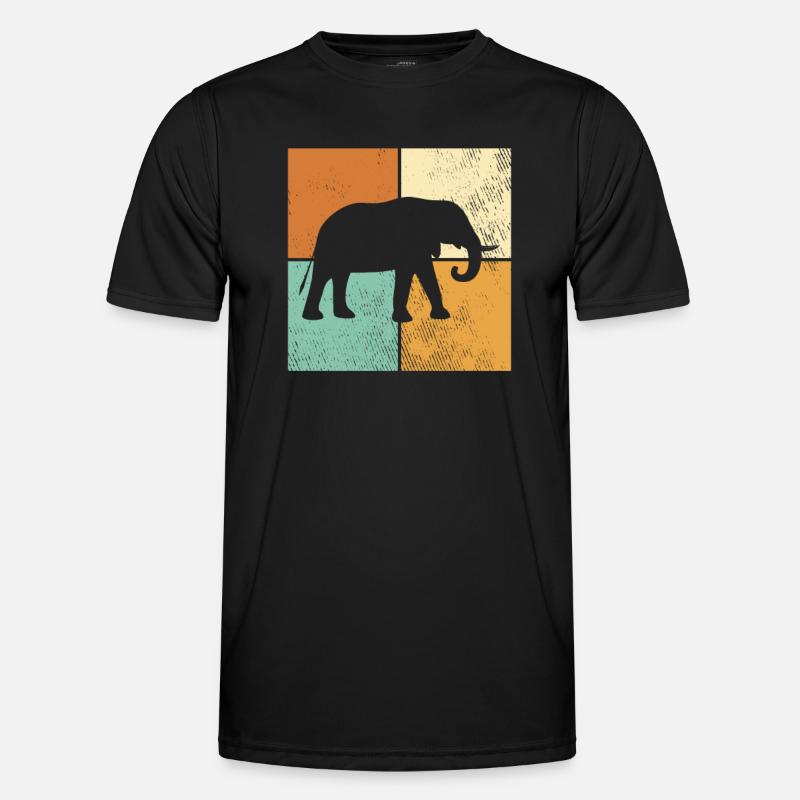 Elefant Männer Funktions-T-Shirt