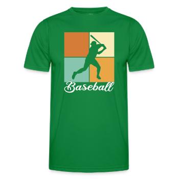Baseball - Männer Funktions-T-Shirt - Kelly Green - Vorne - AI Model Male 178 dark (178cm)