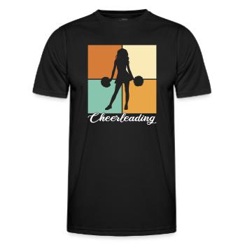 Cheerleading - T-shirt sport Homme - noir - Devant - AI Model Male 178 dark (178cm)